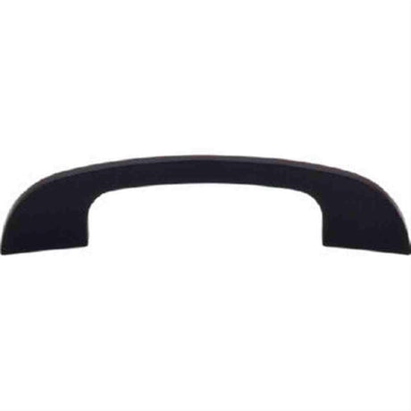 Top Knobs TK41BLK TK41 Curved Tidal Cabinet Pull 4" Center to Center Flat Black