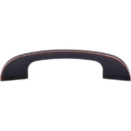 Top Knobs TK41TB TK41 Curved Tidal Cabinet Pull 4" Center to Center Tuscan Bronze