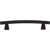 Top Knobs TK4BLK TK4 Arched 5" Center to Center Arched Cabinet Pull Flat Black