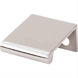 Top Knobs TK500PN TK500 Europa Tab Cabinet Pull 1-1/4" Polished Nickel