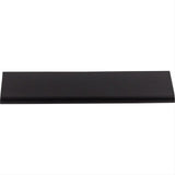 Top Knobs TK503BLK TK503 Europa 5" Center to Center Finger Pull Flat Black