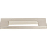 Top Knobs TK520 Europa Cut Out Tab Cabinet Pull 3-3/4" Center to Center