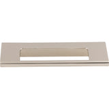Top Knobs TK520 Europa Cut Out Tab Cabinet Pull 3-3/4" Center to Center