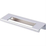 Top Knobs TK520PC TK520 Europa Cut Out Tab Cabinet Pull 3-3/4" Center to Center Polished Chrome