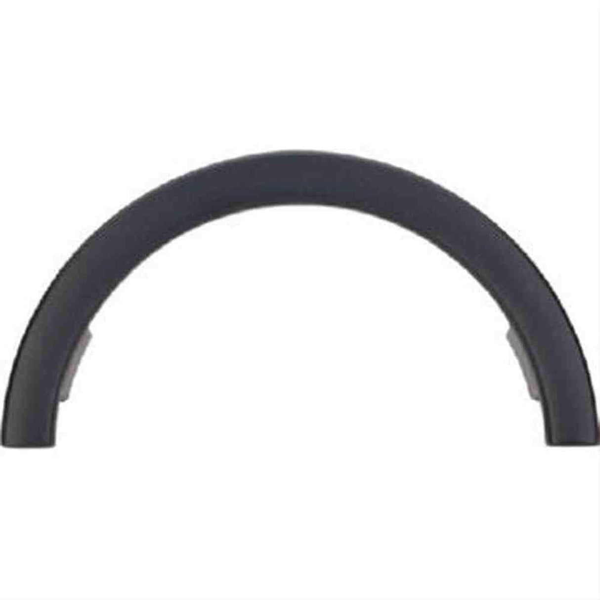 Top Knobs TK53BLK TK53 Half Circle Open Cabinet Pull 3-1/2" Center to Center Flat Black
