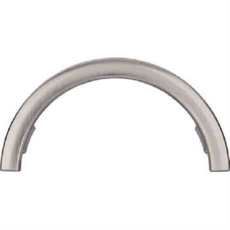 Top Knobs TK53BSN TK53 Half Circle Open Cabinet Pull 3-1/2" Center to Center Brushed Satin Nickel