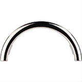 Top Knobs TK53PN TK53 Half Circle Open Cabinet Pull 3-1/2" Center to Center Polished Nickel