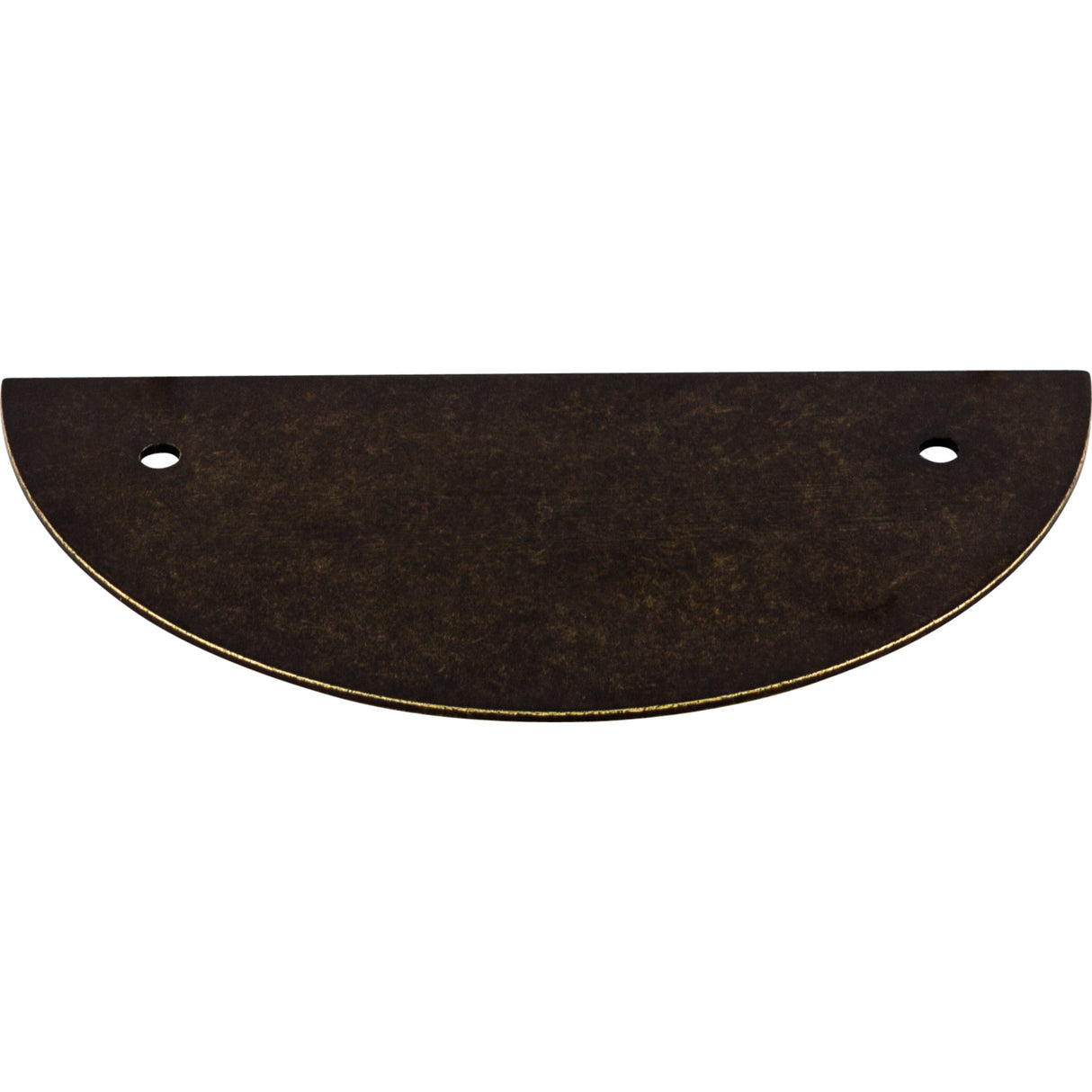 Top Knobs TK54 Half Circle Back Plate 3-1/2" Center to Center