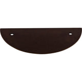 Top Knobs TK54 Half Circle Back Plate 3-1/2" Center to Center