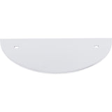 Top Knobs TK54 Half Circle Back Plate 3-1/2" Center to Center