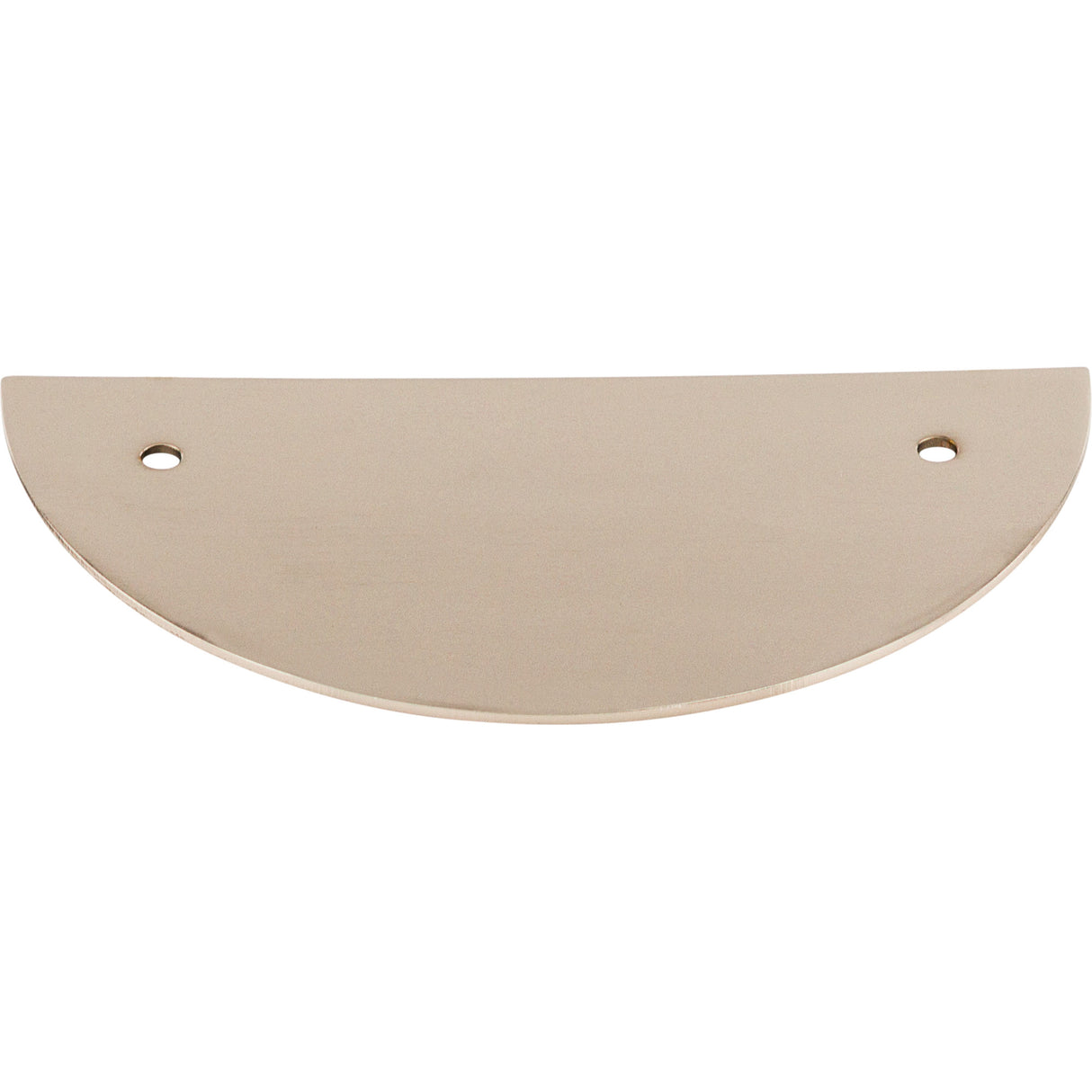 Top Knobs TK54 Half Circle Back Plate 3-1/2" Center to Center