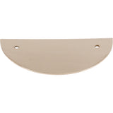 Top Knobs TK54 Half Circle Back Plate 3-1/2" Center to Center