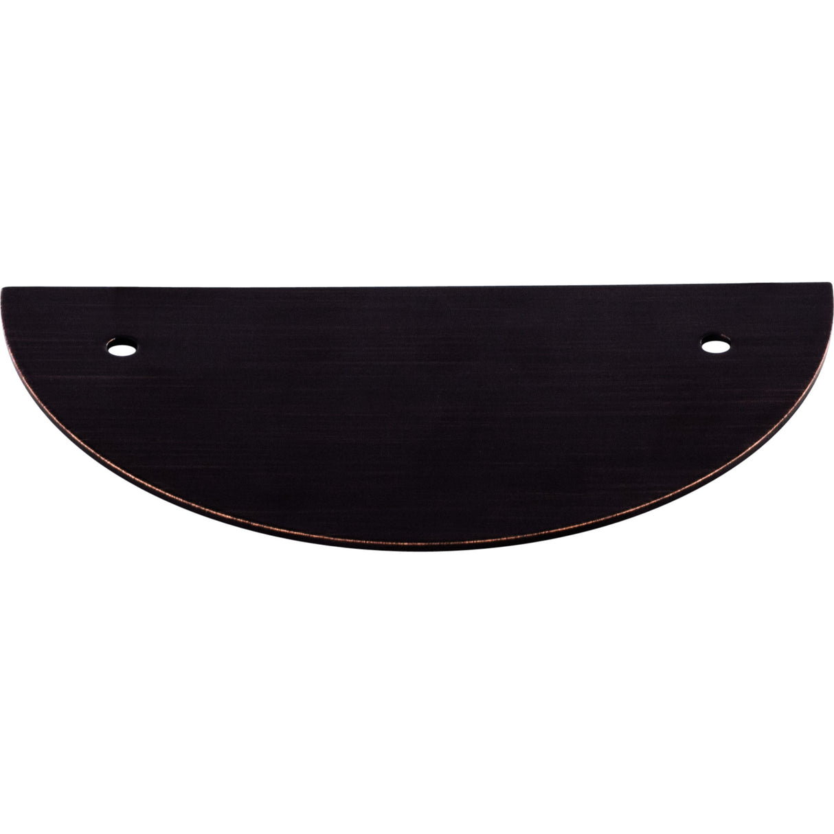 Top Knobs TK54 Half Circle Back Plate 3-1/2" Center to Center