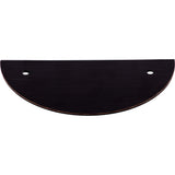 Top Knobs TK54 Half Circle Back Plate 3-1/2" Center to Center