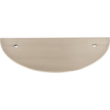 Top Knobs TK54 Half Circle Back Plate 3-1/2" Center to Center