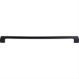 Top Knobs TK547BLK TK547 Holland Cabinet Pull 12" Center to Center Flat Black