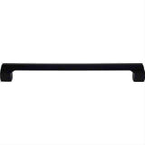 Top Knobs TK548BLK TK548 Holland Cabinet Pull / Appliance Pull 12" Center to Center Flat Black