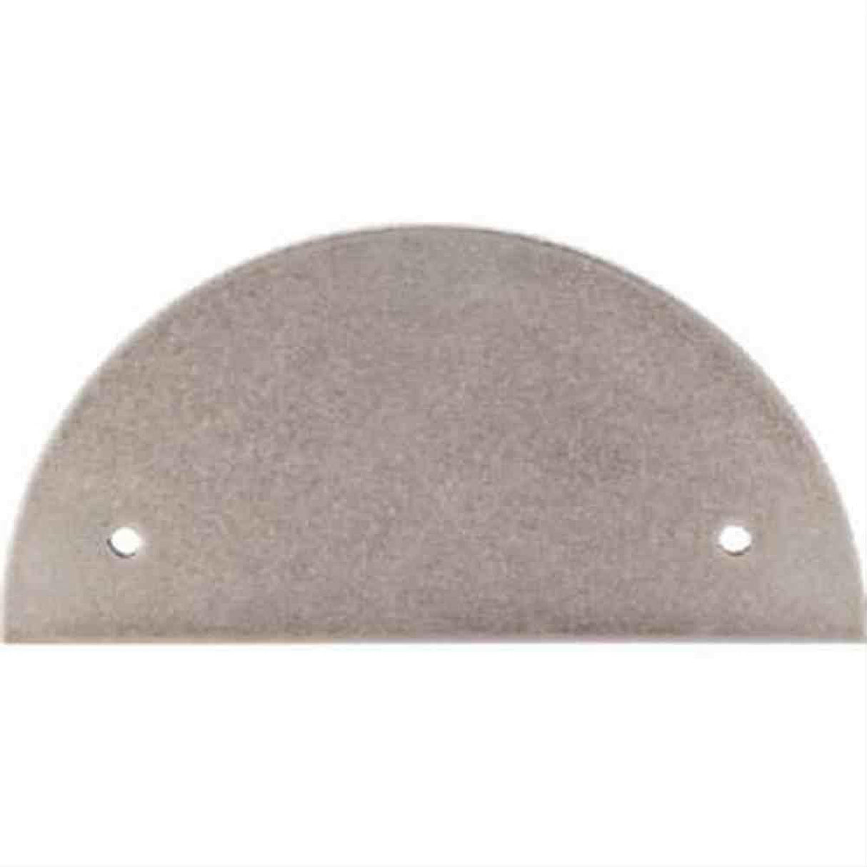 Top Knobs TK54PTA TK54 Half Circle Back Plate 3-1/2" Center to Center Pewter Antique
