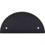 Top Knobs TK54TB TK54 Half Circle Back Plate 3-1/2" Center to Center Tuscan Bronze