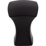 Top Knobs TK550BLK TK550 Glacier 3/4" Length Square Cabinet Knob Flat Black