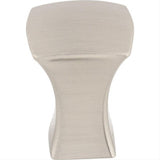 Top Knobs TK550BSN TK550 Glacier 3/4" Length Square Cabinet Knob Brushed Satin Nickel