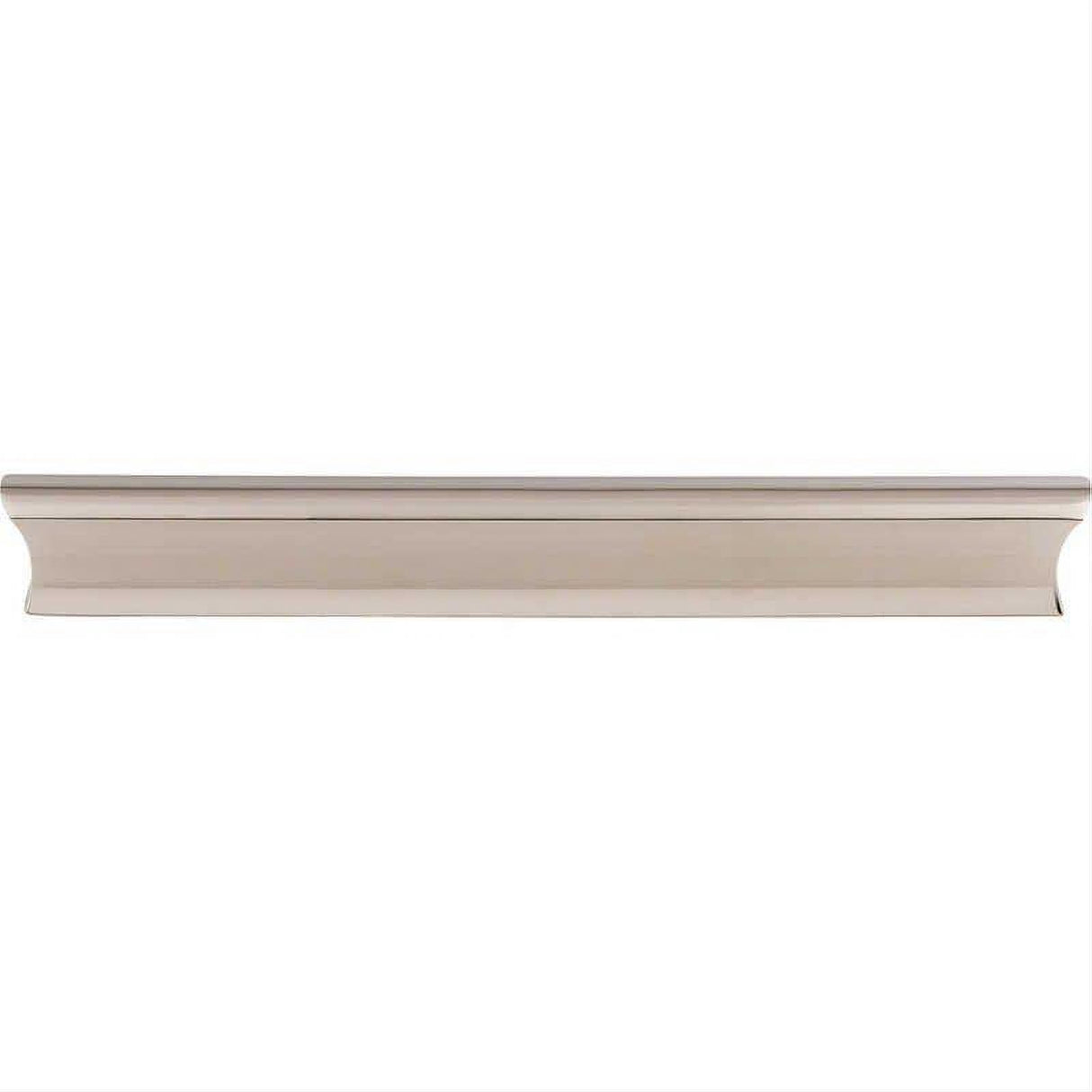 Top Knobs TK555PN TK555 Glacier 6" Center to Center Finger Pull Polished Nickel