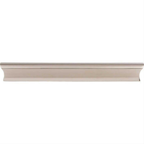 Top Knobs TK555PN TK555 Glacier 6" Center to Center Finger Pull Polished Nickel