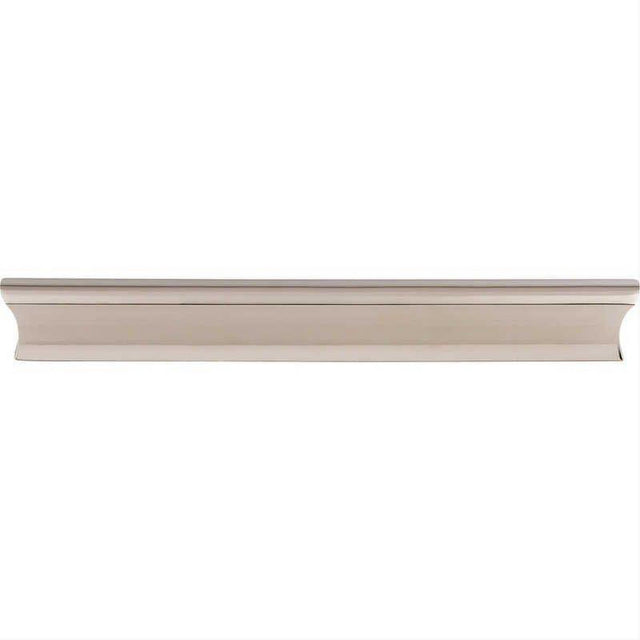 Top Knobs TK555PN TK555 Glacier 6" Center to Center Finger Pull Polished Nickel