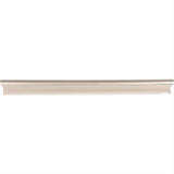 Top Knobs TK557PN TK557 Glacier 9 15/16" Center to Center Finger Pull Polished Nickel