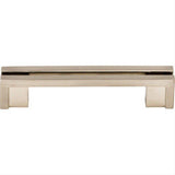 Top Knobs TK55BSN TK55 Flat Rail 3 1/2" Center to Center Bar Pull Brushed Satin Nickel
