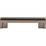 Top Knobs TK55PTA TK55 Flat Rail 3 1/2" Center to Center Bar Pull Pewter Antique