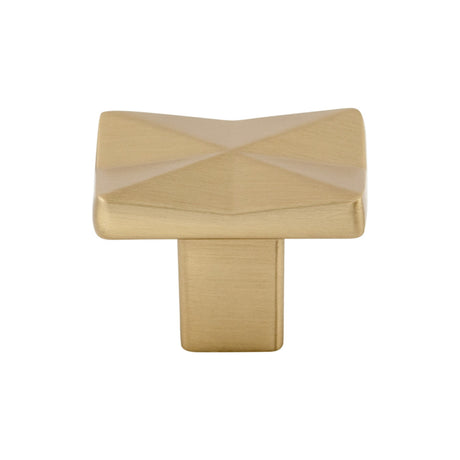 Top Knobs TK560HB Quilted 1 1/4" Length Rectangle Knob Honey Bronze