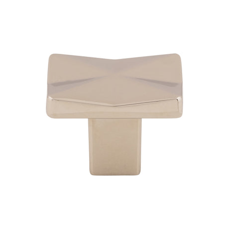 Top Knobs TK560PN Quilted 1 1/4" Length Rectangle Knob Polished Nickel
