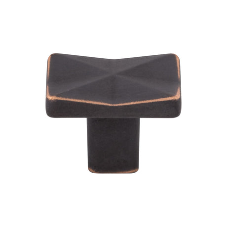 Top Knobs TK560UM Quilted 1 1/4" Length Rectangle Knob Umbrio