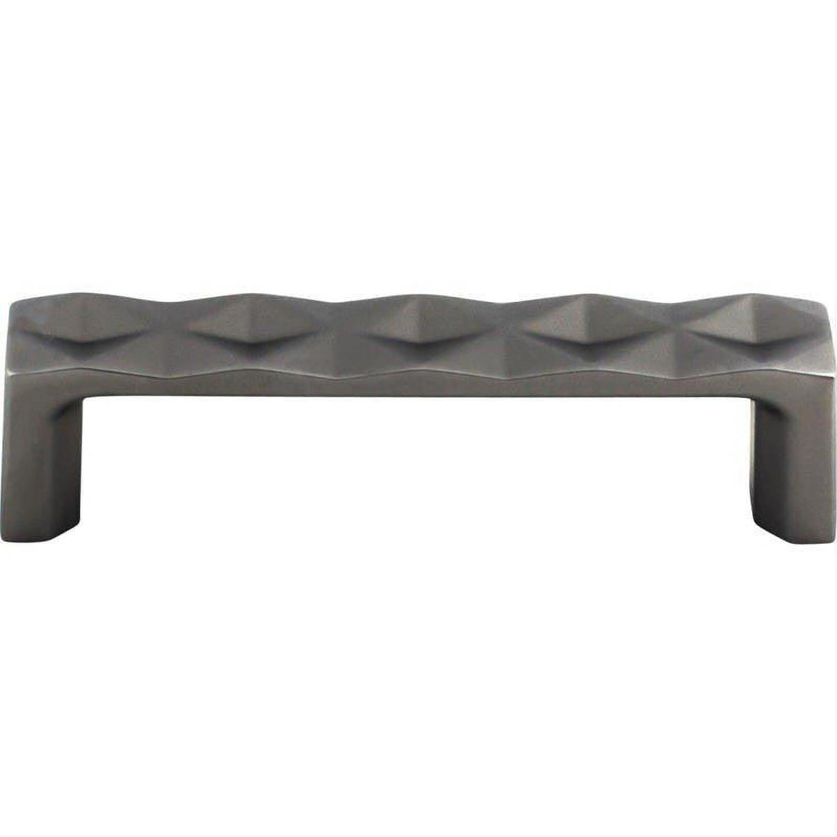 Top Knobs TK561AG TK561 Quilted 3 3/4" Center to Center Bar Pull Ash Gray