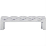Top Knobs TK561PC TK561 Quilted 3 3/4" Center to Center Bar Pull Polished Chrome