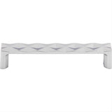Top Knobs TK562PC TK562 Quilted 5 1/16" Center to Center Bar Pull Polished Chrome