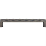 Top Knobs TK563AG TK563 Quilted 6 5/16" Center to Center Bar Pull Ash Gray