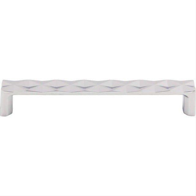 Top Knobs TK563PC TK563 Quilted 6 5/16" Center to Center Bar Pull Polished Chrome