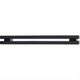 Top Knobs TK56BLK TK56 Flat Rail Cabinet Pull 5" Center to Center Flat Black