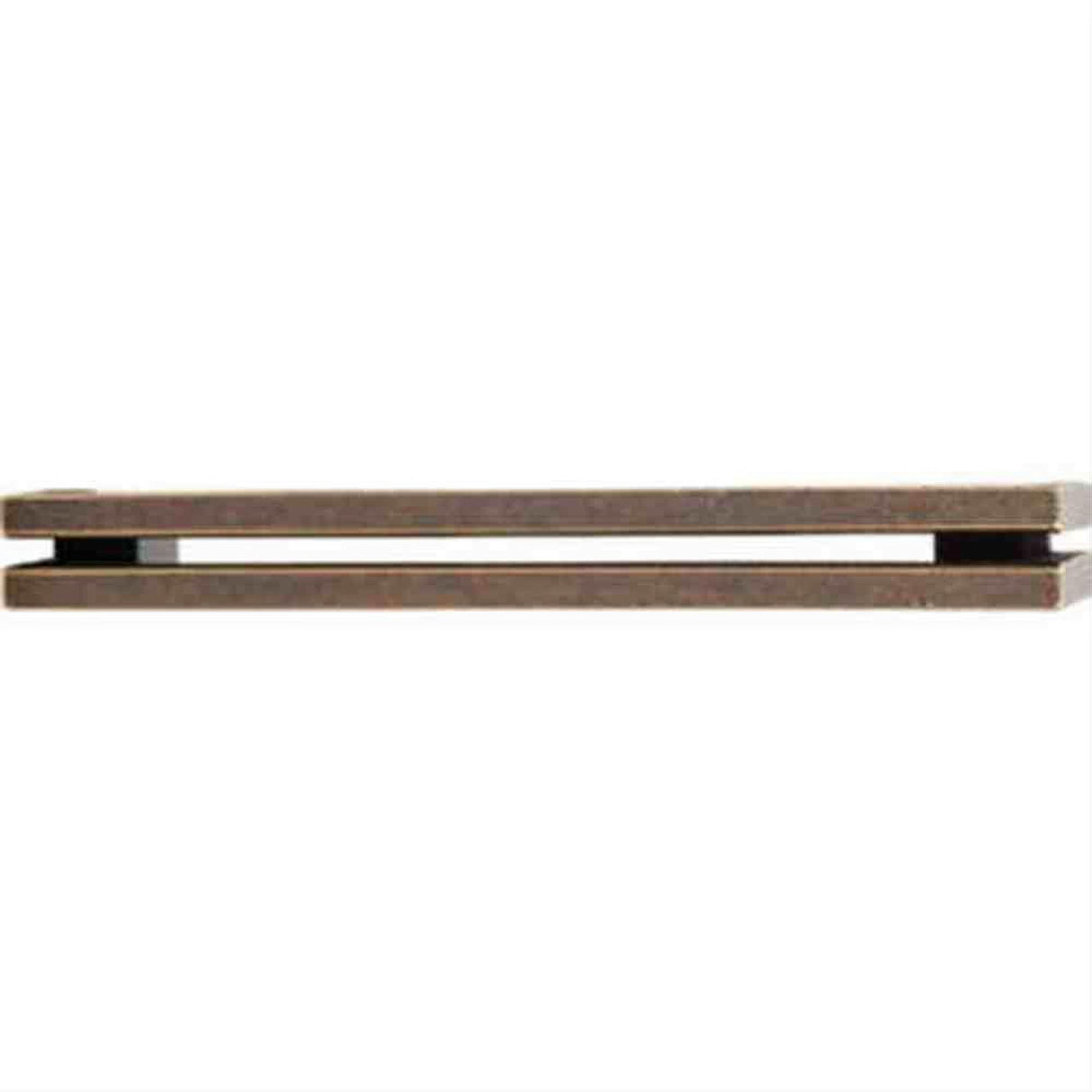 Top Knobs TK56GBZ TK56 Flat Rail Cabinet Pull 5" Center to Center German Bronze