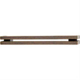 Top Knobs TK56GBZ TK56 Flat Rail Cabinet Pull 5" Center to Center German Bronze