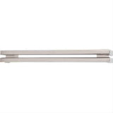 Top Knobs TK56PN TK56 Flat Rail Cabinet Pull 5" Center to Center Polished Nickel
