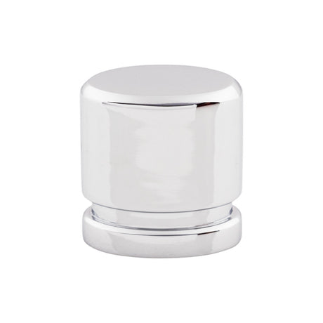 Top Knobs TK57PC Oval 1" Length Oval Knob Polished Chrome