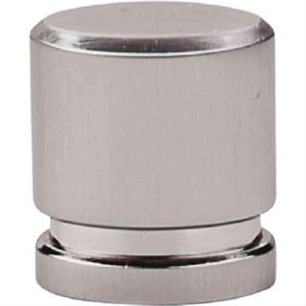 Top Knobs TK57BSN TK57 Oval Small Cabinet Knob 1" Brushed Satin Nickel