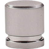Top Knobs TK57BSN TK57 Oval Small Cabinet Knob 1" Brushed Satin Nickel