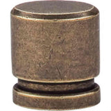 Top Knobs TK57GBZ TK57 Oval Small Cabinet Knob 1" German Bronze