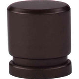 Top Knobs TK57ORB TK57 Oval Small Cabinet Knob 1" Oil Rubbed Bronze