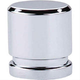 Top Knobs TK57PC TK57 Oval Small Cabinet Knob 1" Polished Chrome