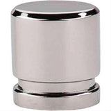 Top Knobs TK57PN TK57 Oval Small Cabinet Knob 1" Polished Nickel